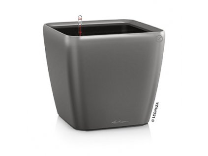 Samozavlažovací květináč Quadro LS Premium, průměr 43 cm, antracit  + doprava zdarma