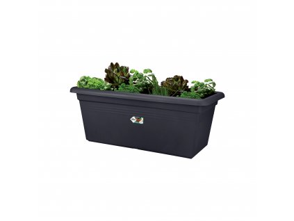 Truhlík Green Basics Garden XXL 60 cm, černá