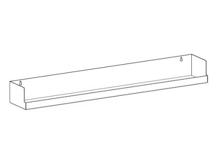 Zásobník na přebytečnou vodu z obrazu HUB, 85 cm, hnědá  + doprava zdarma