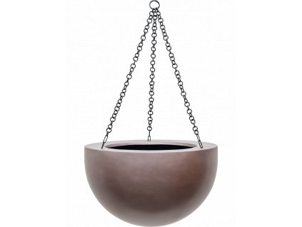 Obal Baq Gradient - Hanging Bowl matná kávová, průměr 33 cm