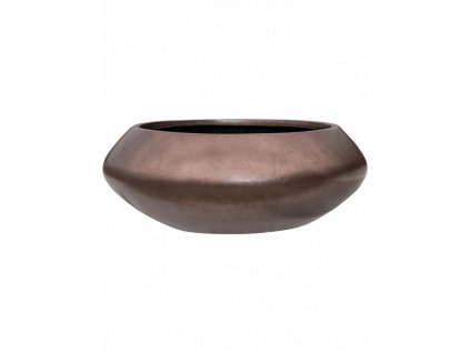 48318 1 obal baq metallic silver leaf bowl ufo matna kavova prumer 40 cm