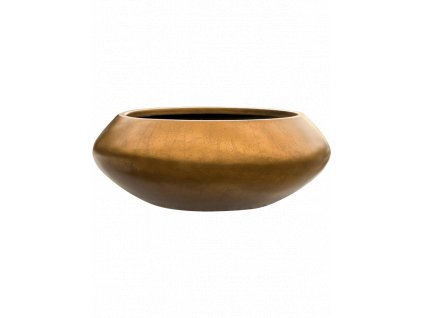48324 1 obal baq metallic silver leaf bowl ufo matna medova prumer 40 cm