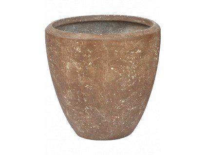 48930 1 obal baq polystone plain couple hneda prumer 24 cm