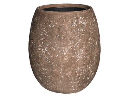 49020 1 obal baq polystone coated plain balloon hneda s vnitrni vlozkou prumer 48 cm