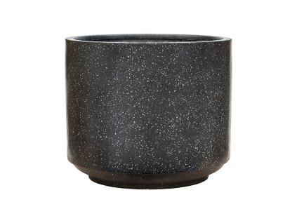 58291 obal baq terrazo cylinder cerna prumer 52 cm