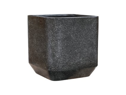 58309 obal baq terrazo rounded cube cerna prumer 55 cm