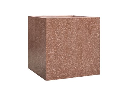 58390 obal baq terrazo cube hneda prumer 50 cm