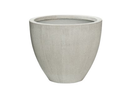 Obal Ridged Vertically - Jesslyn XS Cement, průměr 41 cm