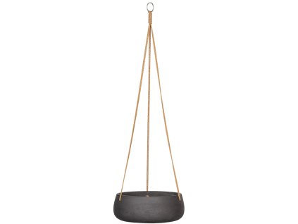 Obal Rough - Eileen (závěsný) S černá , průměr 24 cm