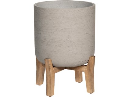 Obal Rough na nožičkách Low - Charlie XL šedá , průměr 36 cm