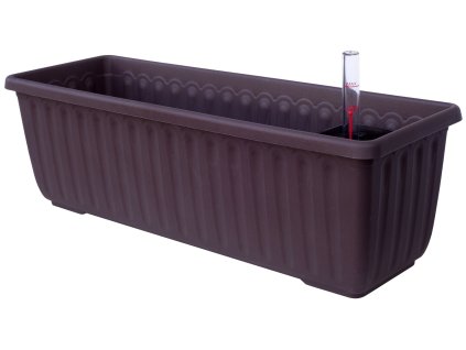 61332 2 truhlik samozavlazovaci siesta lux cokoladova 40 cm