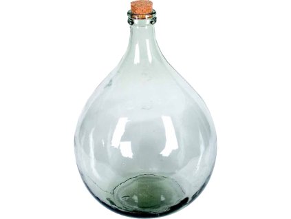 61458 sklenene terarium demizon s korkovym spuntem 5 l