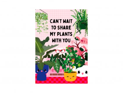 Pohled Plants living together, 1 ks