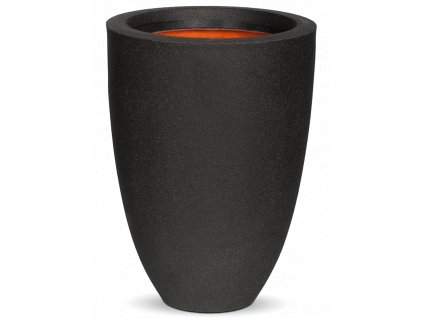 Obal Capi Urban Smooth NL - Vase Elegant Low Black, průměr 26 cm