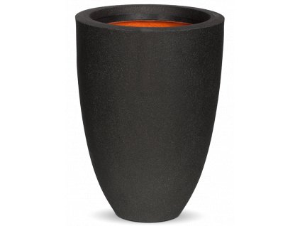 Obal Capi Urban Smooth NL - Vase Elegant Low Black, průměr 36 cm
