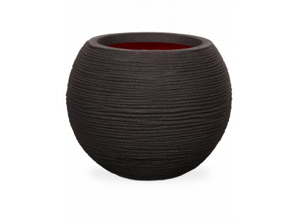 Obal Capi Nature Rib NL - Vase Ball Black, průměr 40 cm