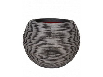 Obal Capi Nature Rib NL - Vase Ball Anthracite, průměr 62 cm