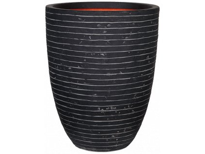 Obal Capi Nature Row NL - Vase Elegant Low Anthracite, průměr 46 cm