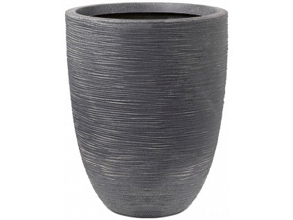 Obal Capi Waste Rib NL - Vase Elegant Low Terrazzo Grey, průměr 34 cm