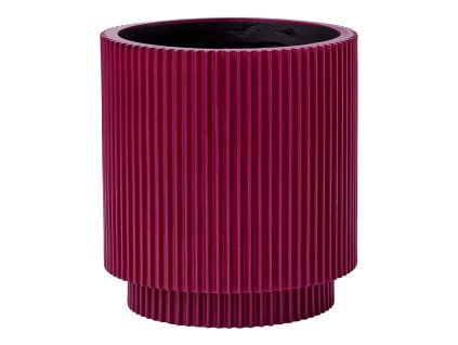 Obal Capi Nature Groove Special - Vase Cylinder Purple, průměr 11 cm