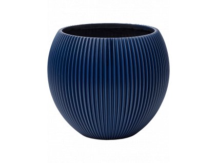 Obal Capi Nature Groove Special - Vase Ball Dark Blue, průměr 22 cm