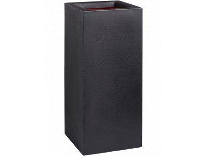 Obal Capi Urban Smooth NL - Planter Rectangle Black, průměr 36 cm