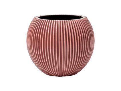 Obal Capi Nature Groove Special - Vase Ball Pink, průměr 10 cm