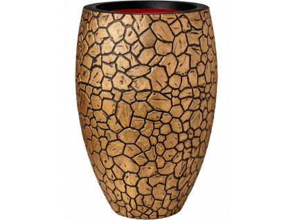 Obal Capi Nature Clay NL - Vase Elegant Deluxe Black Gold, průměr 56 cm