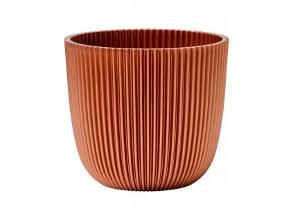 Obal Capi Nature Groove Made With - Planter Ball Metallic Copper, průměr 13 cm