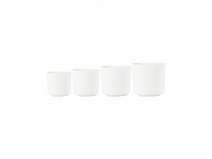Obal Artstone - Celine Pot White (Set 4 ks), průměr 20 cm