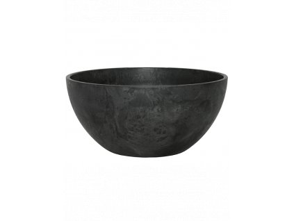 Obal Artstone - Fiona bowl black, průměr 25 cm