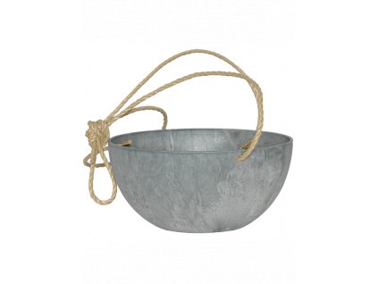 Obal Artstone - Fiona hanger grey, průměr 25 cm