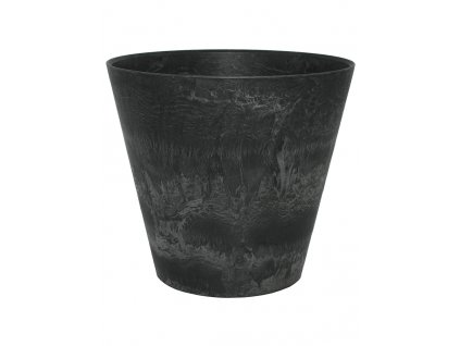 Obal Artstone - Claire pot black, průměr 27 cm
