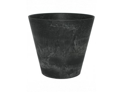 Obal Artstone - Claire pot black, průměr 43 cm