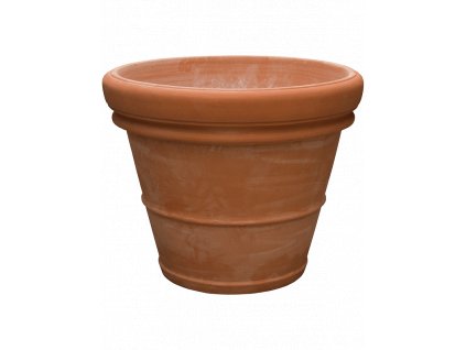 Obal Terra Cotta - Doppio bordo (ruční výroba), průměr 67 cm