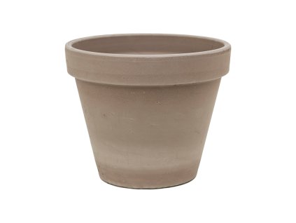 Obal Terra Cotta - Flowerpot grey, průměr 14 cm