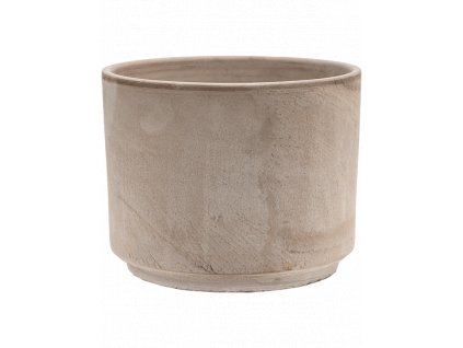 Obal Terra Cotta - Flowerpot Grey, průměr 25 cm