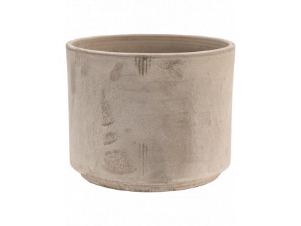 Obal Terra Cotta - Flowerpot Grey, průměr 30 cm