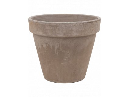 Obal Terra Cotta - Flowerpot grey, průměr 31 cm