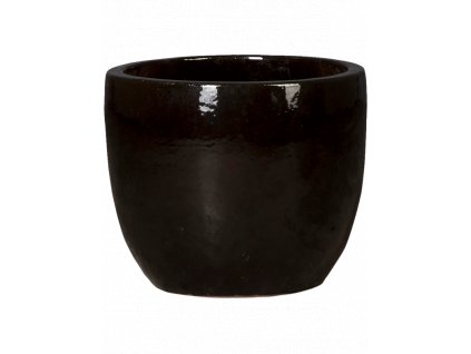 Obal Plain - Couple Black Shiny, průměr 39 cm