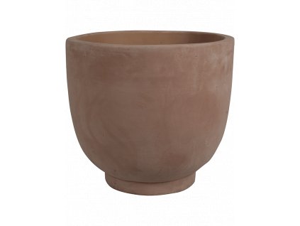 Obal Terra Cotta Kevin - Choco, průměr 55 cm