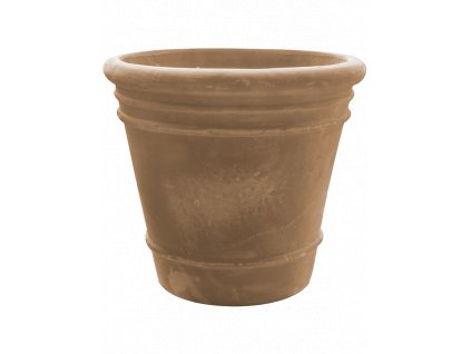 Obal Terra Cotta Doppio - Choco, průměr 43 cm