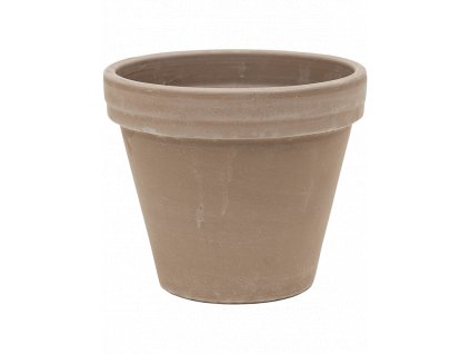 Obal Terra Cotta - Flowerpot grey, průměr 21 cm