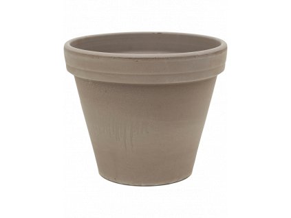 Obal Terra Cotta - Flowerpot grey, průměr 27 cm