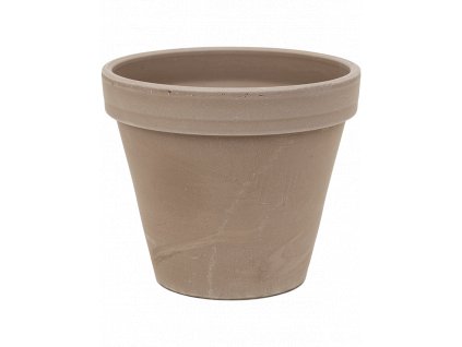 Obal Terra Cotta - Flowerpot grey, průměr 22 cm