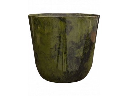 Obal Palermo - Marble Green, průměr 17 cm