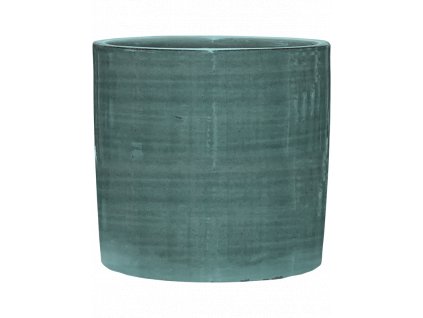 Obal Plain Striped - Cylinder Aqua, průměr 28 cm