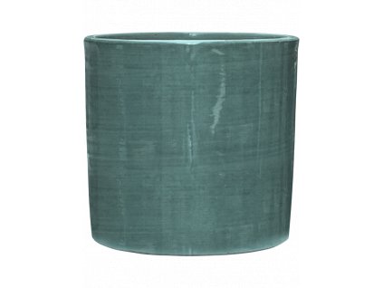 Obal Plain Striped - Cylinder Aqua, průměr 36 cm
