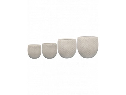 Obal Femke - Grey (Set 4 ks), průměr 43 cm