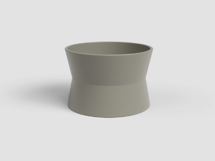 Květináč DIANA, 14 cm, keramika, šedá